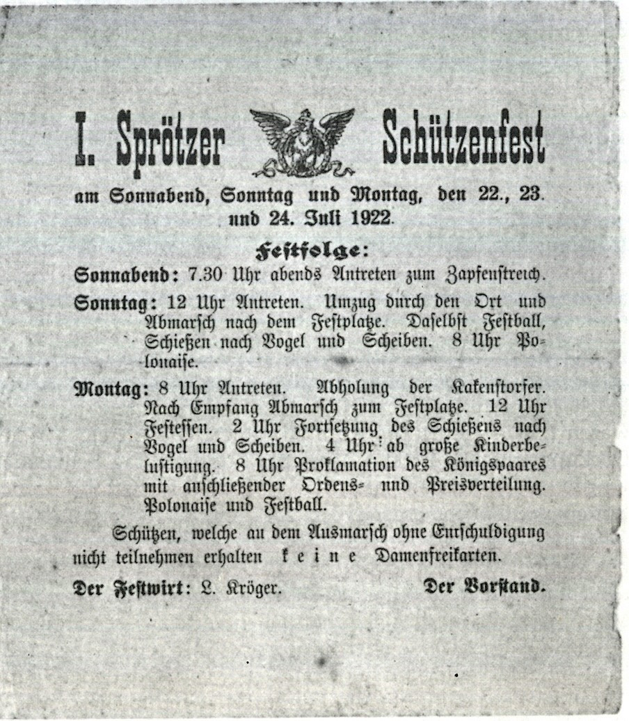 1922_erstes Schützenfest